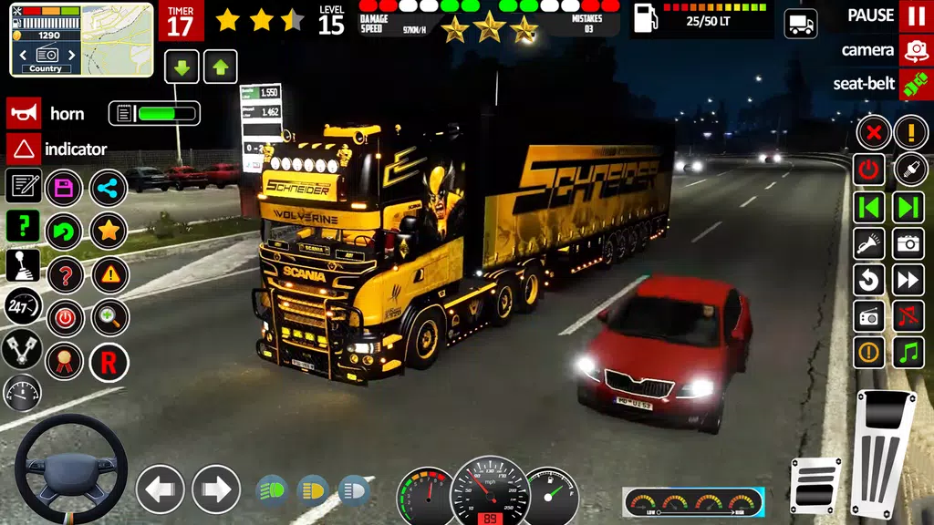 Euro Truck Driving- Truck Game Capture d'écran 2