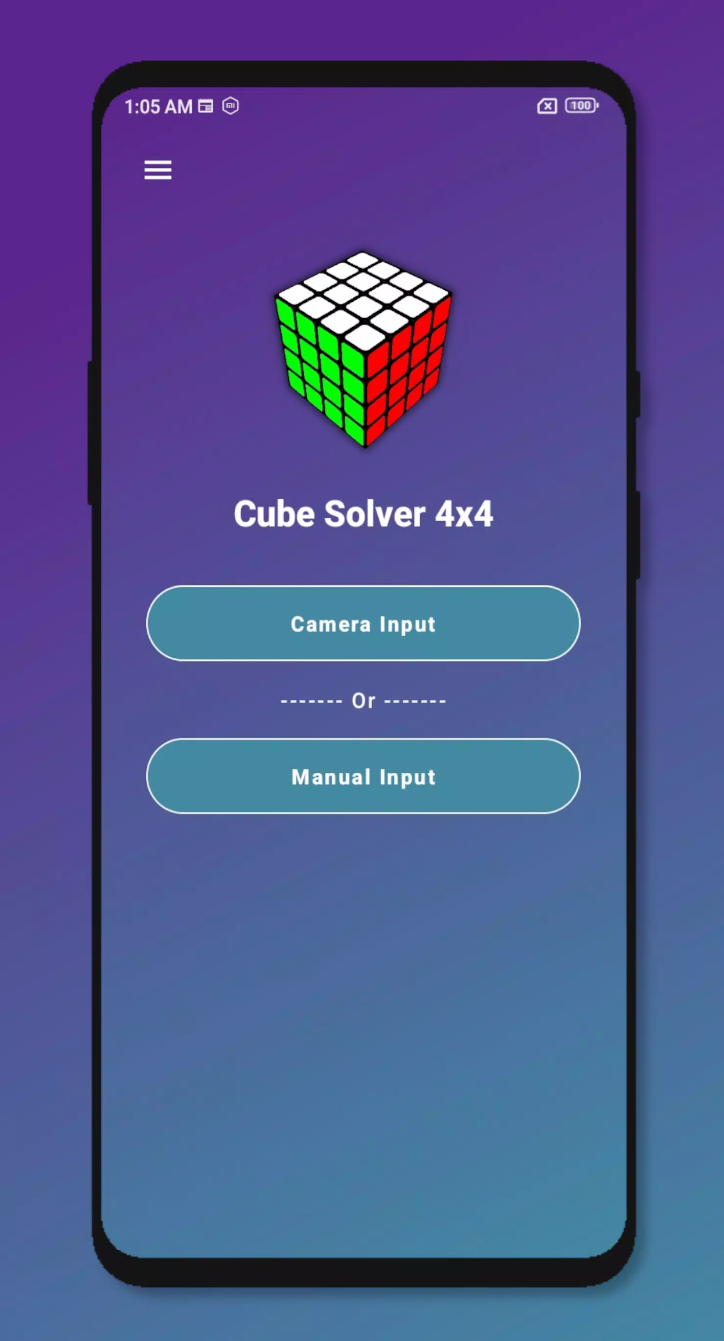 Rubik's Cube Solver 4x4 Скриншот 0