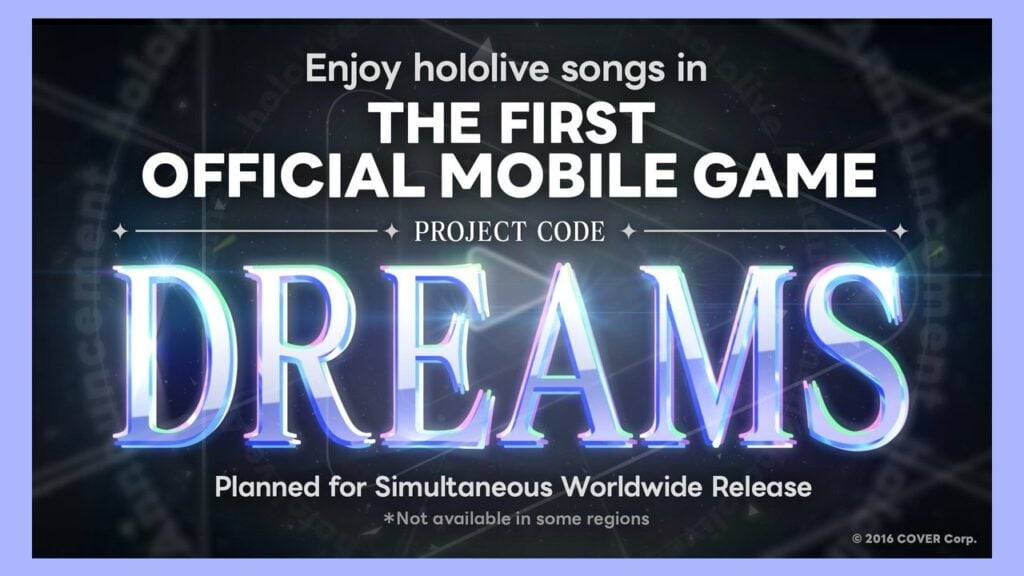 Hololive kündigt seine ersten globalen mobilen Spielträume an