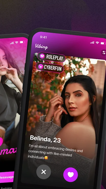 Vibing Dating: Meet, Flirt App Zrzut ekranu 1