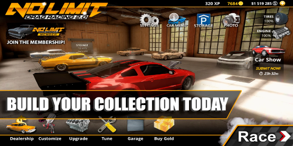 image:No Limit Drag Racing 2 Gameplay Screenshot