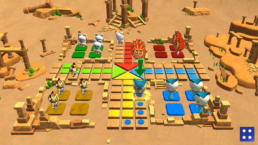 Ludo 3D Multiplayer Captura de pantalla 3