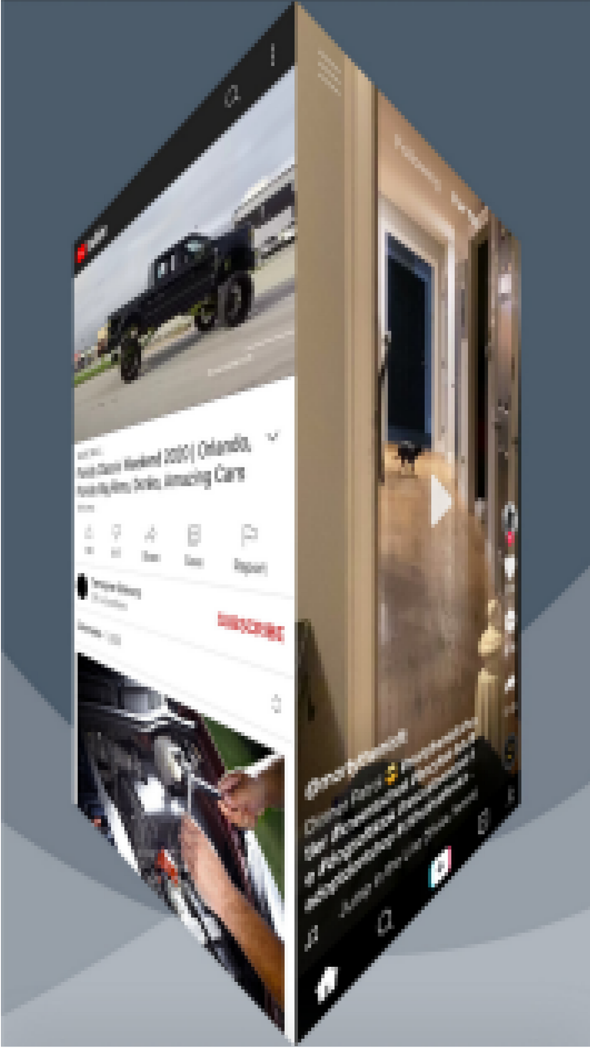 Social Networks 3D Media Cube Скриншот 1