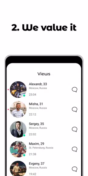 Denim - premium dating app স্ক্রিনশট 2