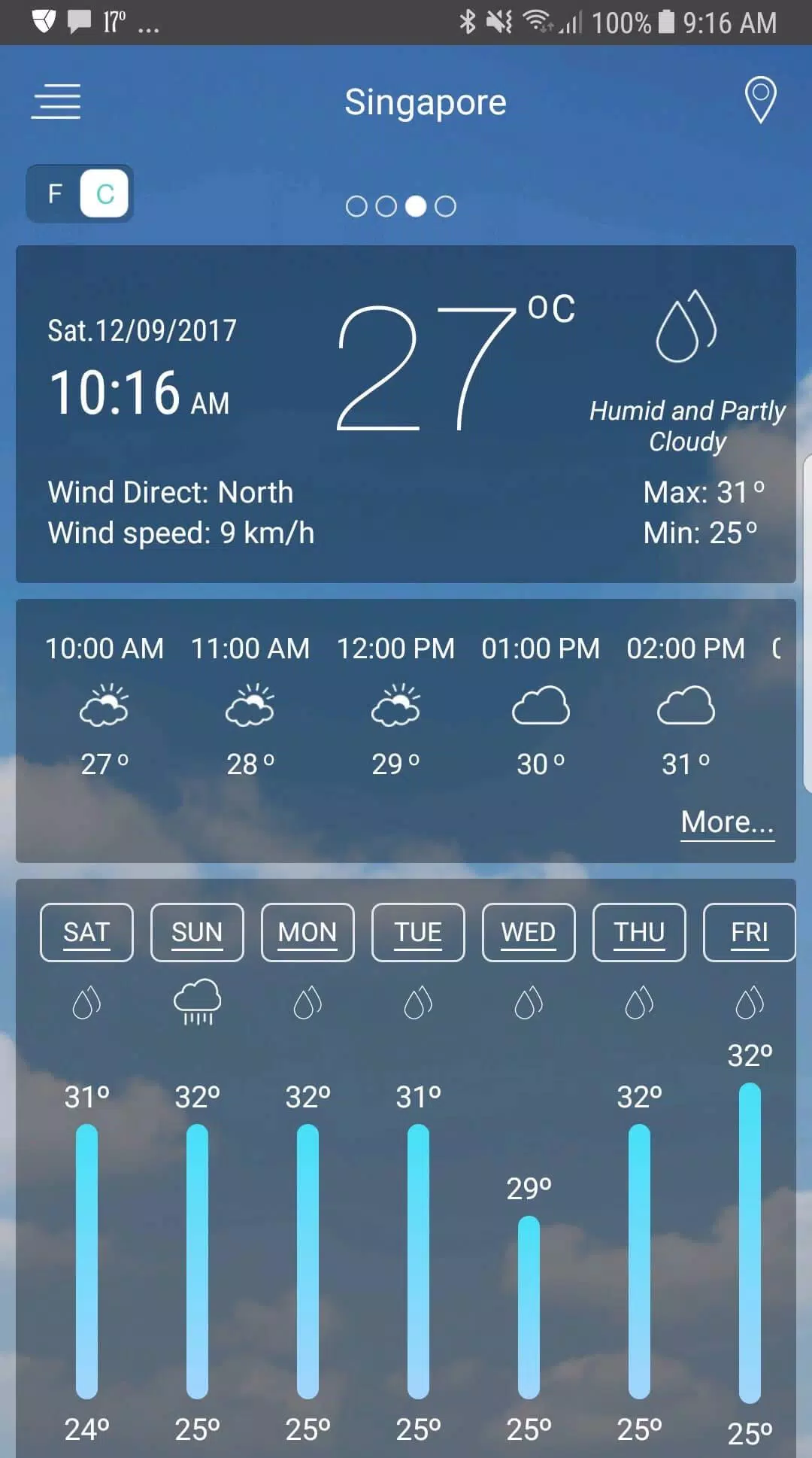 Weather app 螢幕截圖 0