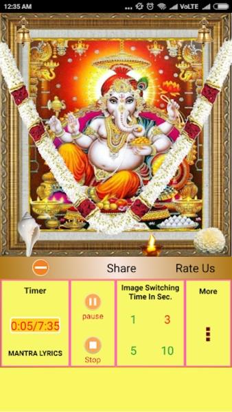 Powerful Ganesh Mantra Ảnh chụp màn hình 0