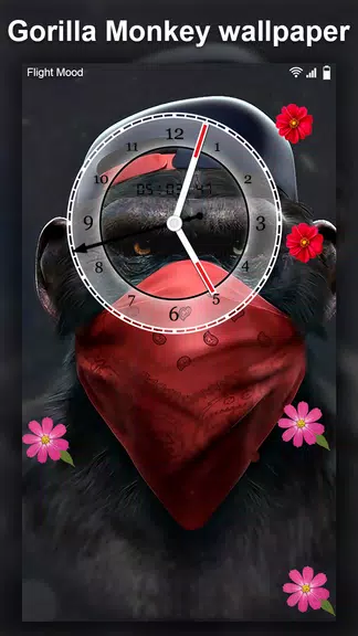 Gorilla Monkey Live Wallpaper Ekran Görüntüsü 0