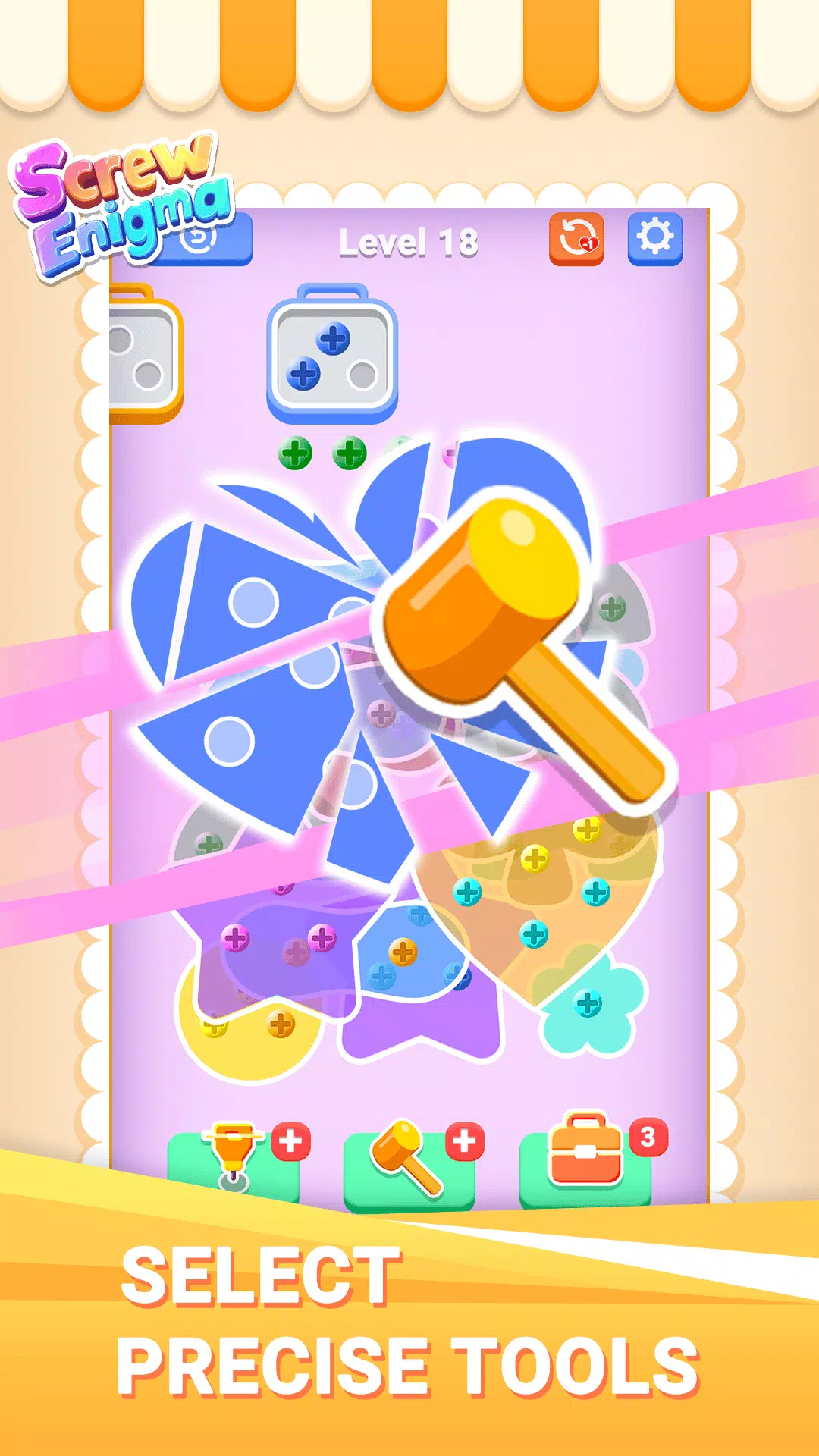 Screw Enigma Capture d'écran 2