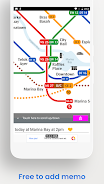 Singapore MRT Metro Map Ảnh chụp màn hình 3