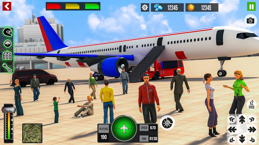 Flight Simulator Tangkapan skrin 1