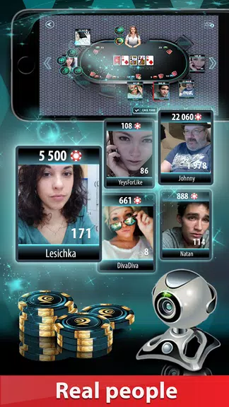 GC Poker 2: WebCamera-tables, Schermafbeelding 1