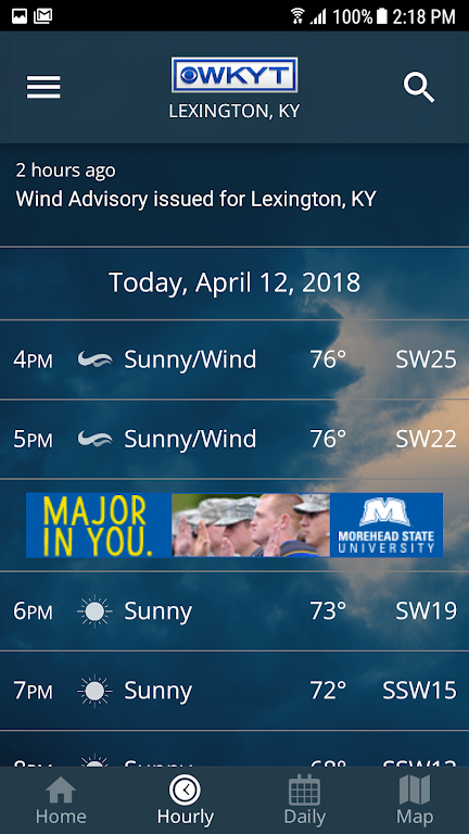 WKYT Weather Tangkapan skrin 2