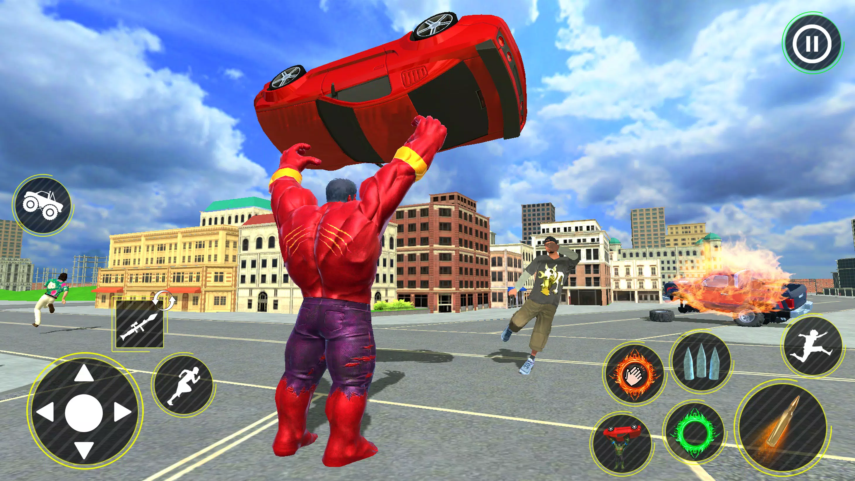 Incredible Monster Hero 3D War 螢幕截圖 3