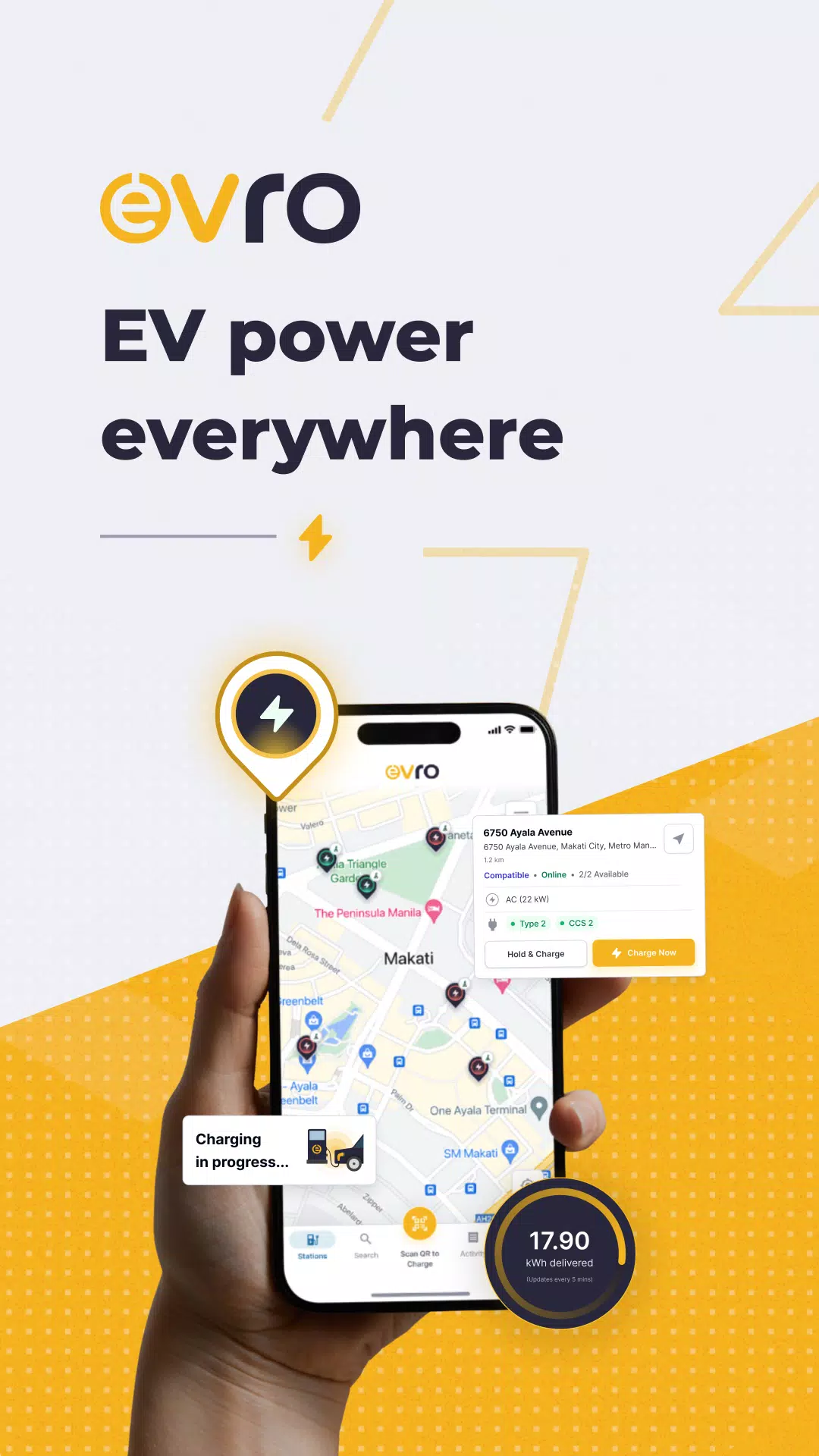 Schermata EVRO - EV Power Everywhere 0