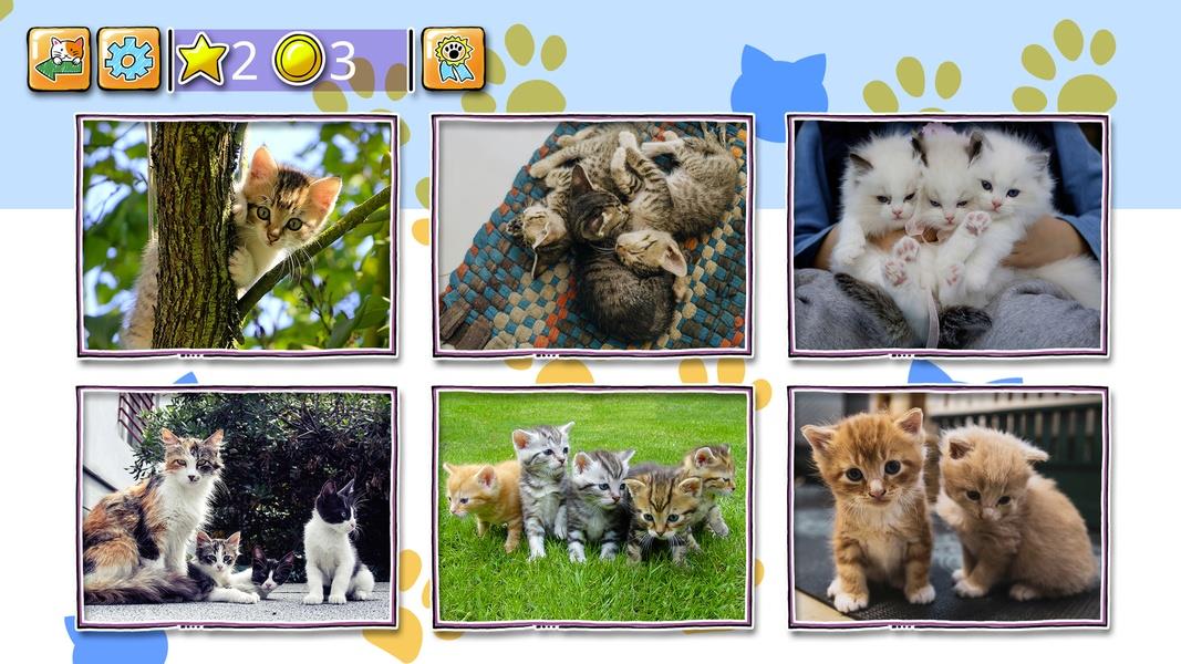 Jigsaw Puzzle Cats Kitten 스크린샷 3