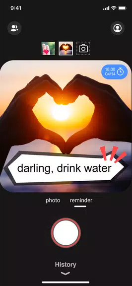 Moments Widget ဖန်သားပြင်ဓာတ်ပုံ 2