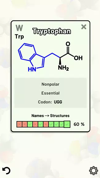 Amino Acid Quiz Screenshot 3