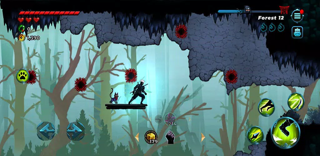 Ninja War: Shadow Adventures Captura de tela 2