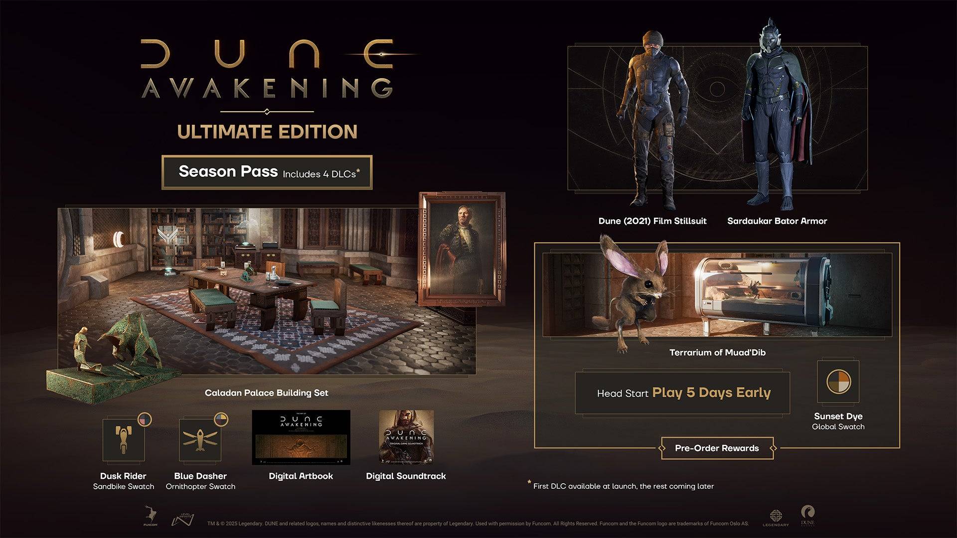 Dune: အပြည့်အဝဖွင့်လှစ်ရန်နိုးထလာစေရန် Subs optional DLCs ကိုကမ်းလှမ်းသည်