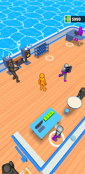 Boat Venture: Idle Manager Mod ဖန်သားပြင်ဓာတ်ပုံ 3