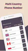 Temp sms - Receive code Captura de tela 1
