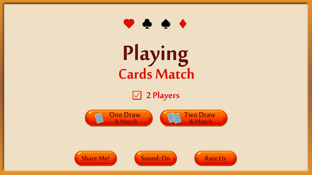 Playing Cards Matching Game - Memory booster game Captura de tela 0