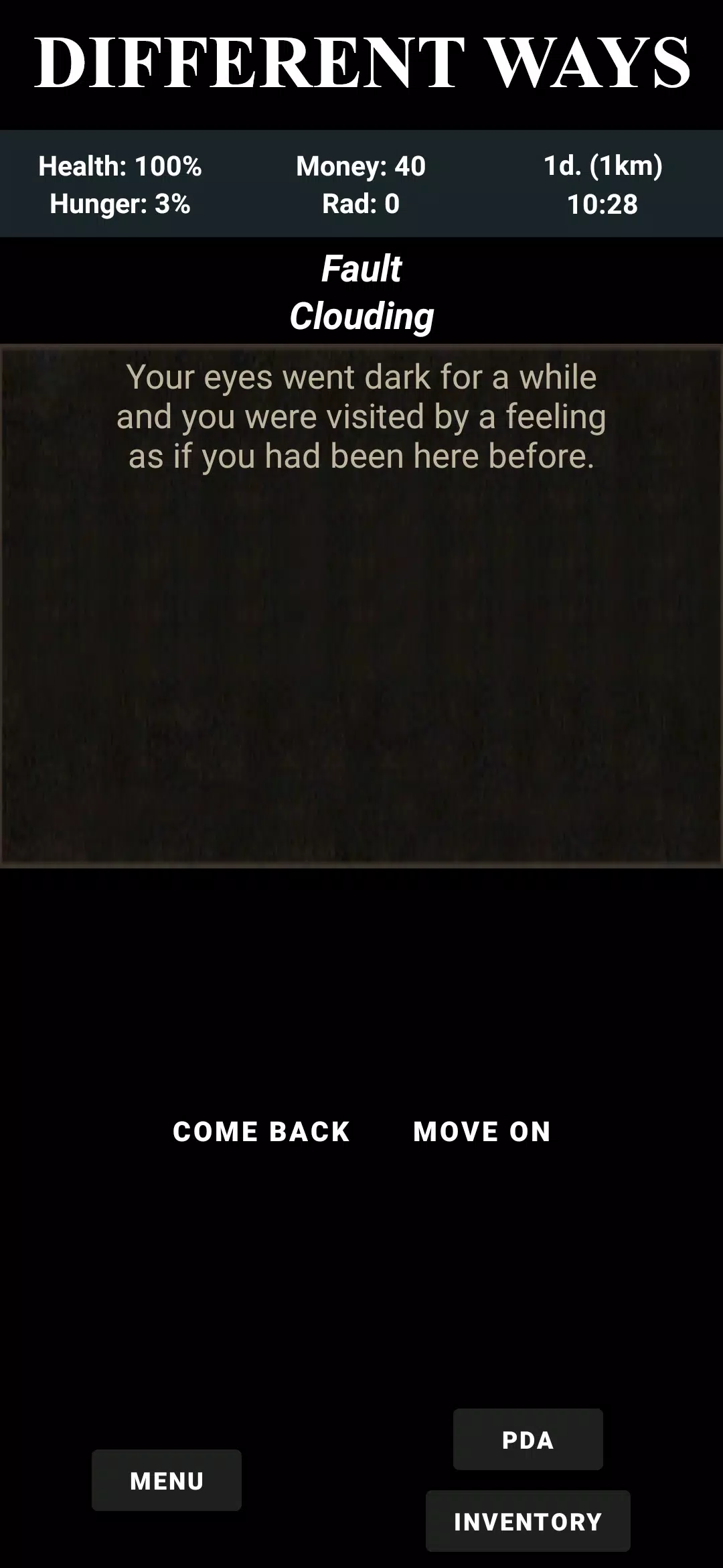 Fault Zone: Text Quest RPG Survival Tangkapan skrin 2