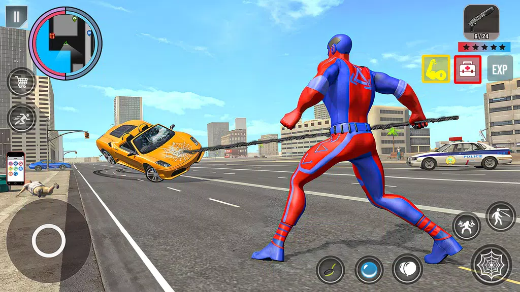 Spider Rope Action Game Ekran Görüntüsü 2