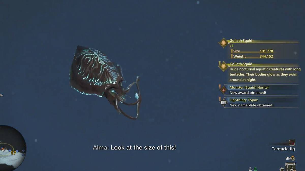 Goliath-Tintenfisch in Monster Hunter Wilds