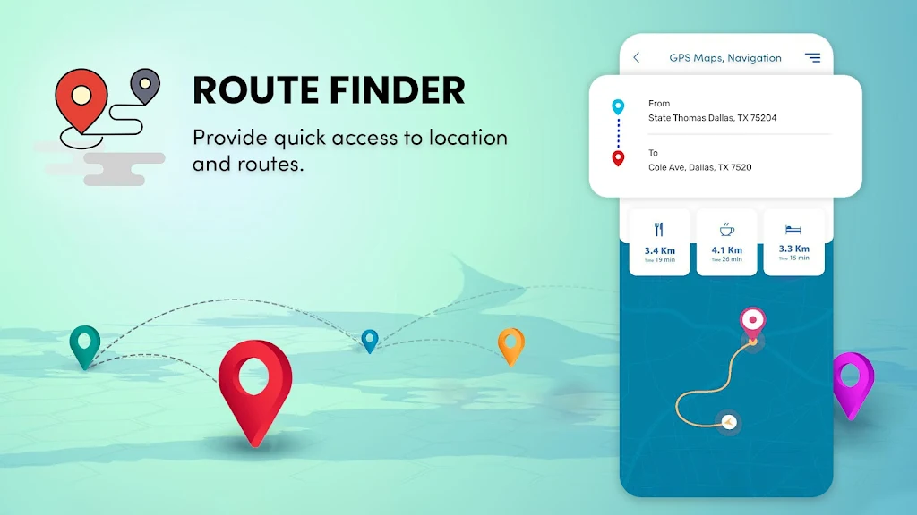 GPS, Maps & Driving Directions ဖန်သားပြင်ဓာတ်ပုံ 0