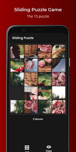 Sliding Puzzle ဖန်သားပြင်ဓာတ်ပုံ 0