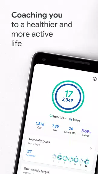 Google Fit：活動追蹤功能 螢幕截圖 0