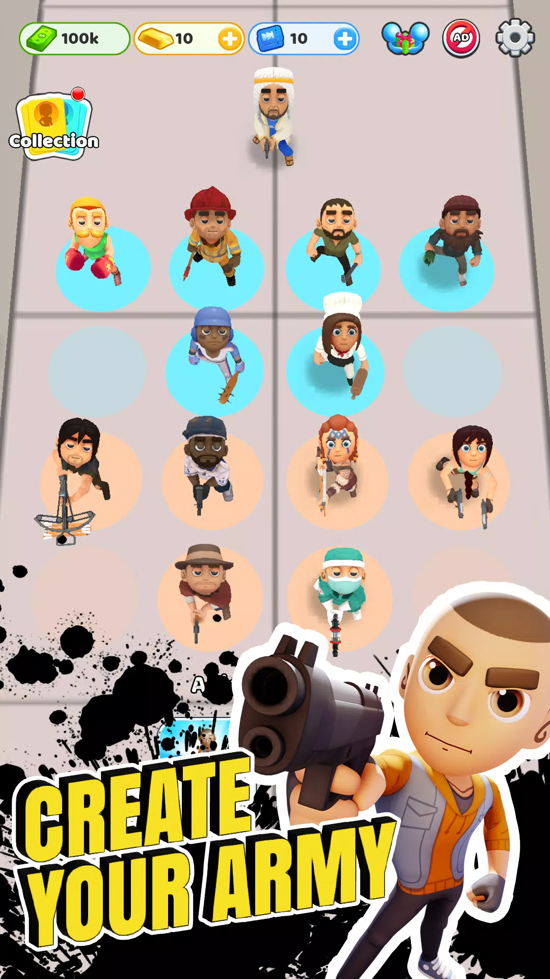 Survivor Idle Run Captura de pantalla 1