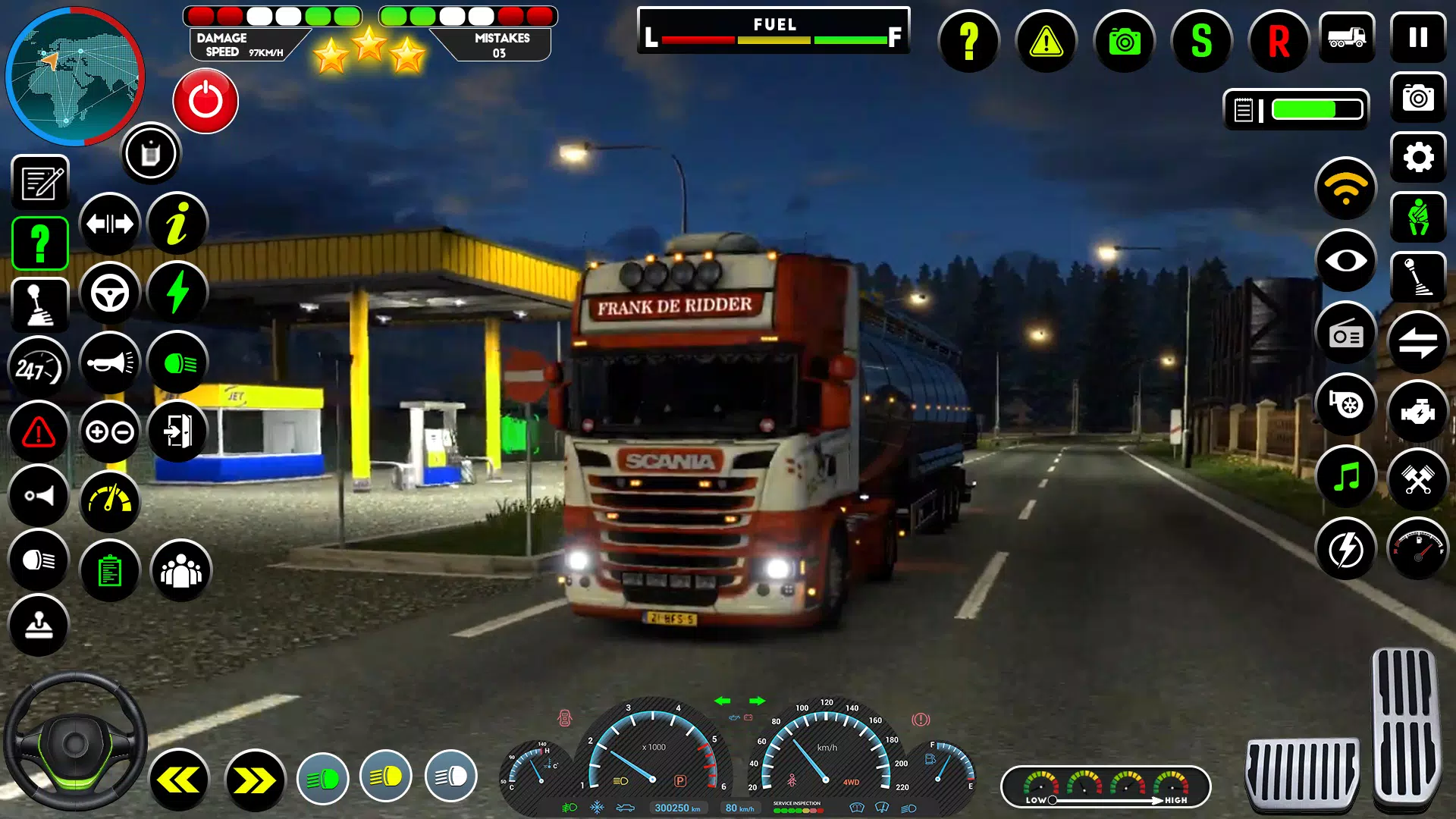 Euro Truck Driving Games ภาพหน้าจอ 3