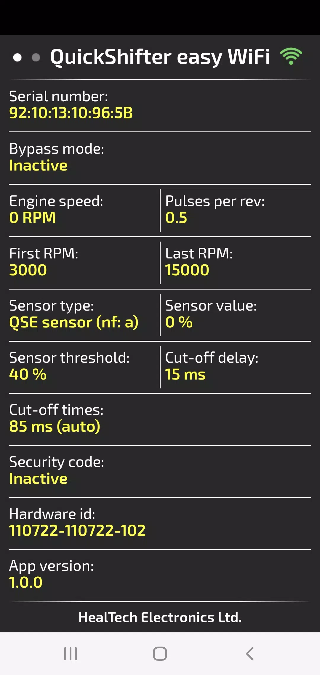 QuickShifter easy (iQSE-W) Ảnh chụp màn hình 2