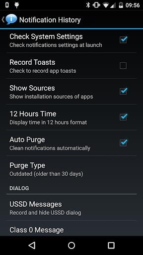 Notification History スクリーンショット 2