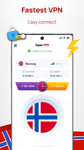 Norway VPN: Get Norway IP Ảnh chụp màn hình 0