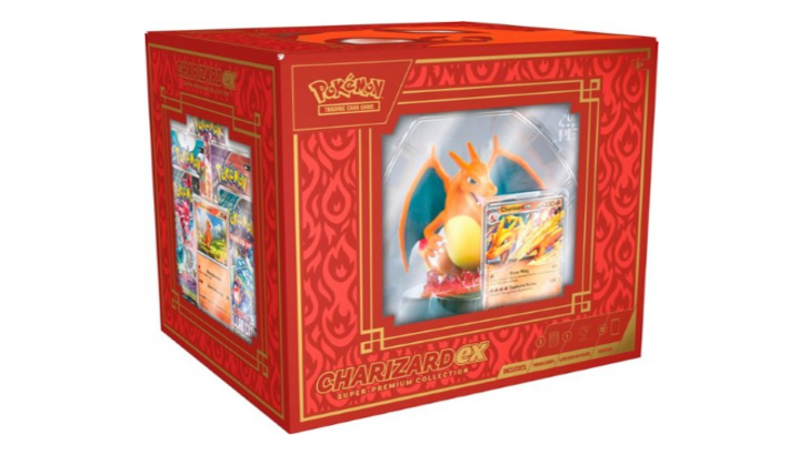 Limited Edition Charizard-standbeeld toont geliefde Pokémon-kaart