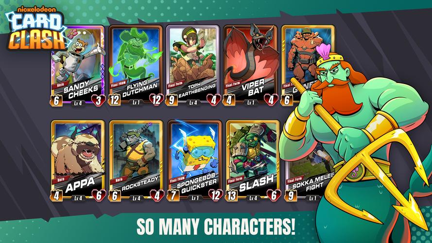 Nickelodeon Card Clash 螢幕截圖 1