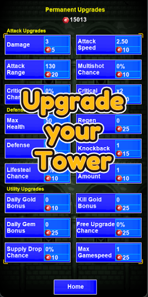 Lone Tower Roguelike Defense MOD 螢幕截圖 1