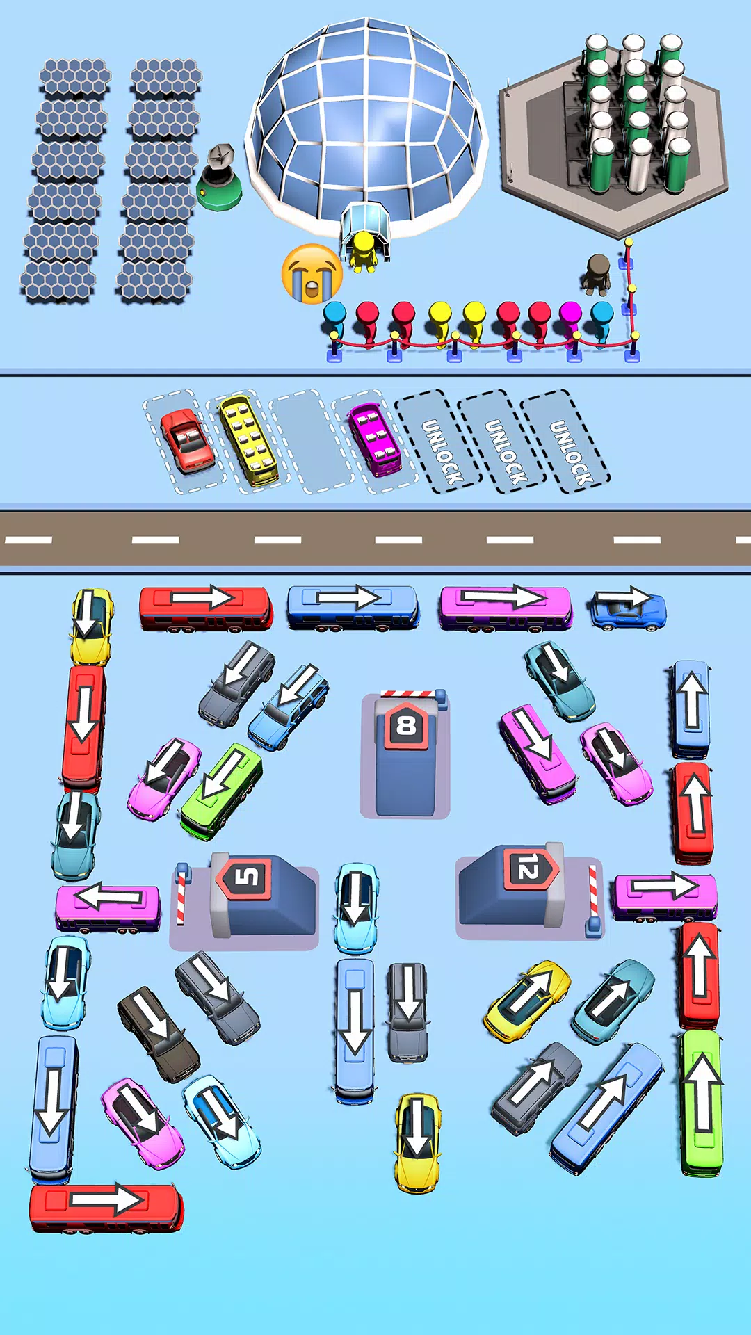 Bus Swipe: Car Parking Jam Ảnh chụp màn hình 2