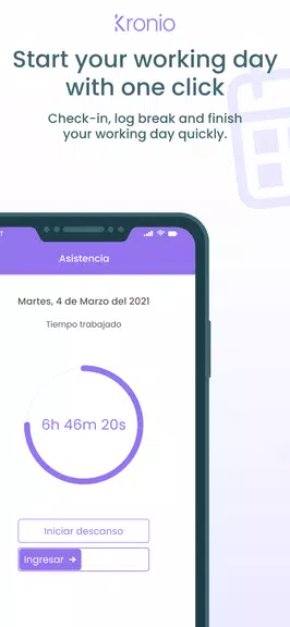 Kronio Work Attendance Screenshot 0