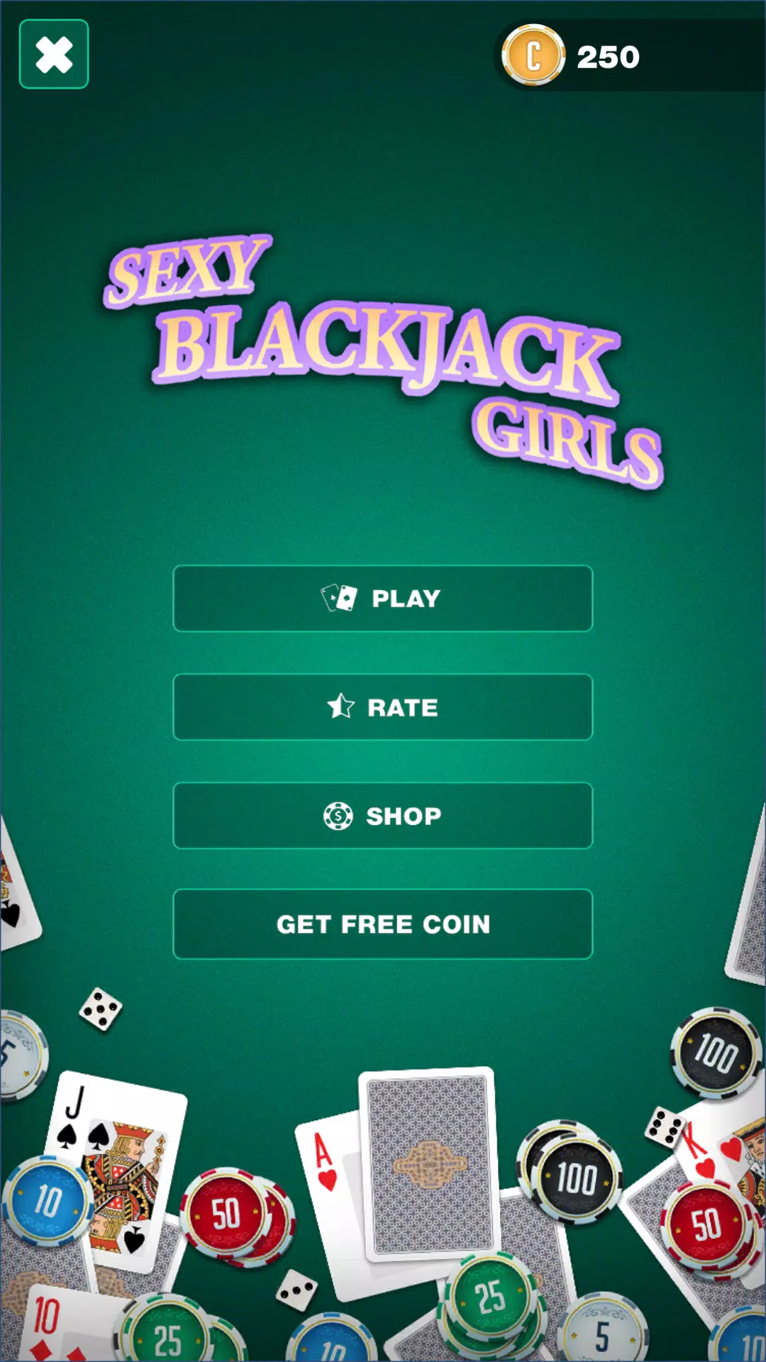 Sexy blackjack girls: make 21 Captura de pantalla 0