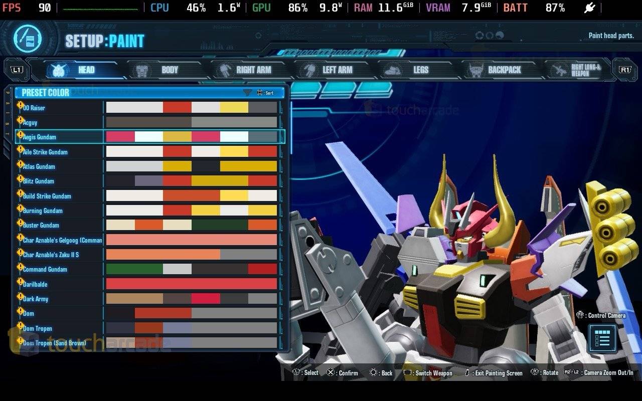 Gundam Breaker 4 PC Graphics Settings