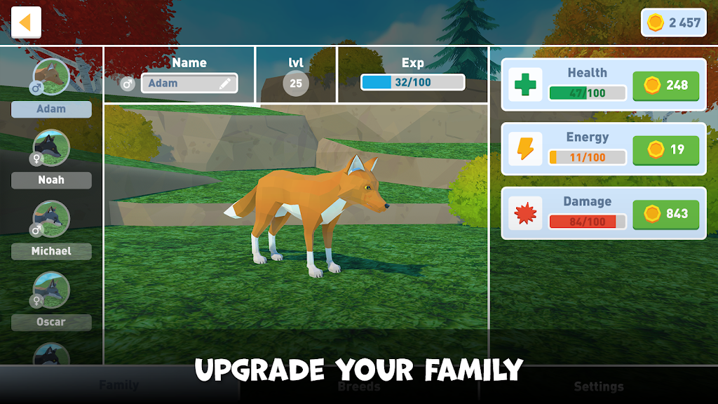 Fox Family Simulator 스크린샷 2