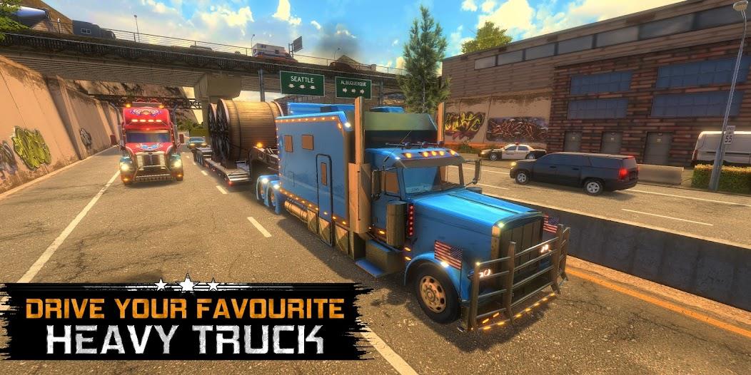 Truck Simulator USA Revolution Mod Скриншот 0