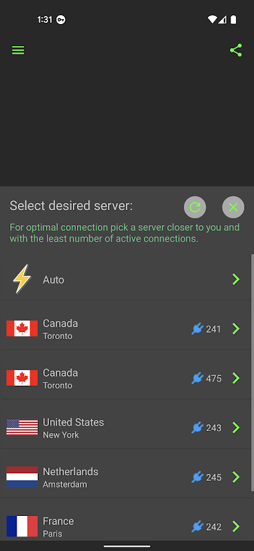 Free VPN Services .org ဖန်သားပြင်ဓာတ်ပုံ 1