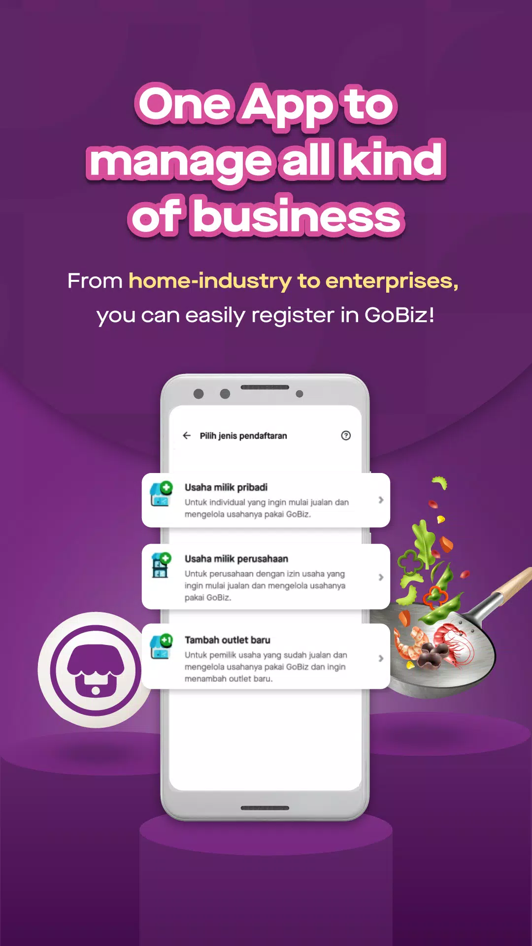 GoBiz - GoFood Merchant App 螢幕截圖 1