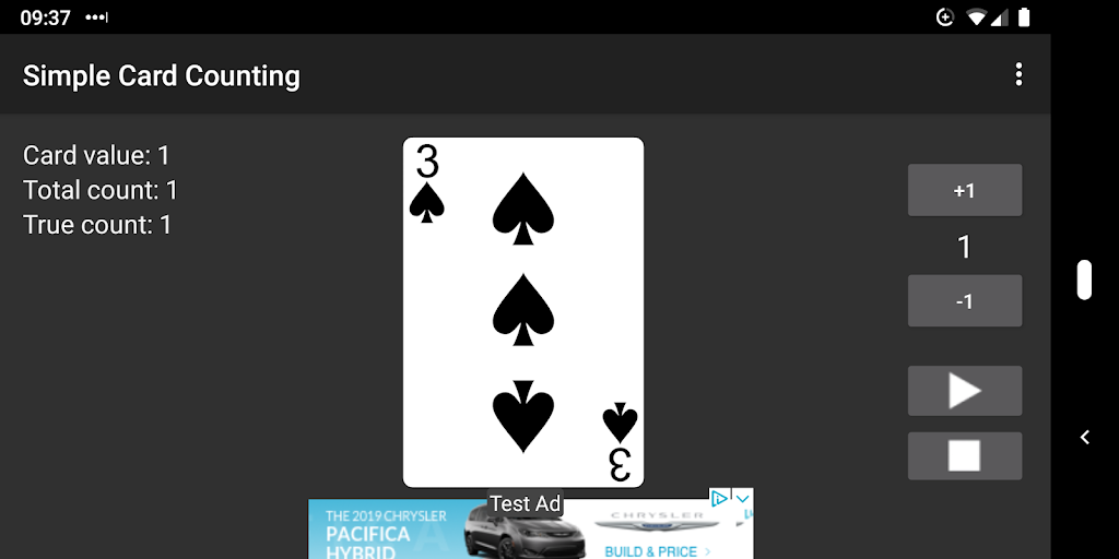 Simple Card Counting Screenshot 1