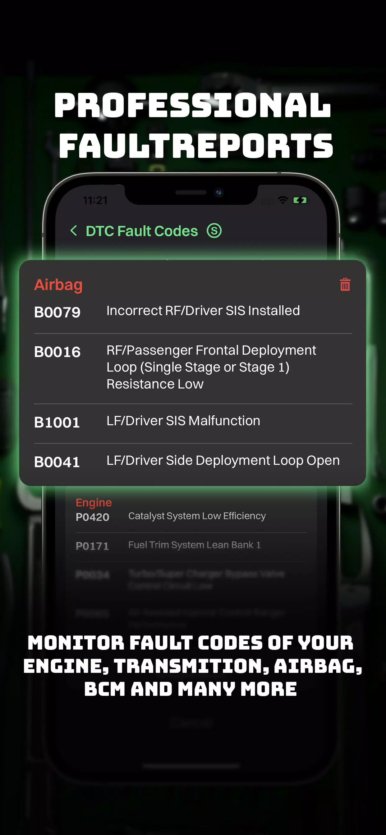 ULTRA OBD OBD2 CAR SCANNER ELM Ekran Görüntüsü 1